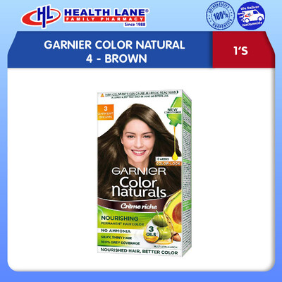 GARNIER COLOR NATURAL 4- BROWN